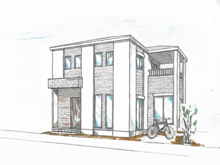 13号地モデルハウス完成予想図