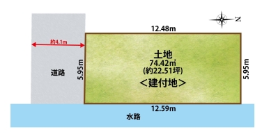 松山町1丁目（建築条件無売地）